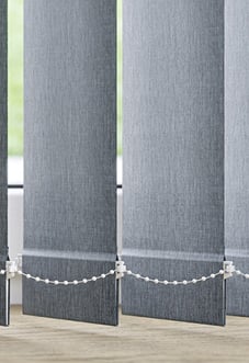 Juno (Blackout), Highland Blue - Vertical Blind Slats